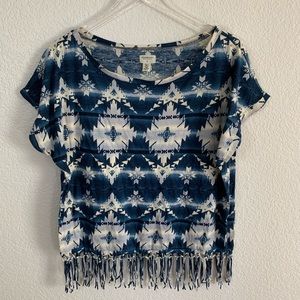 Denim & Supply Tribal top with fringe